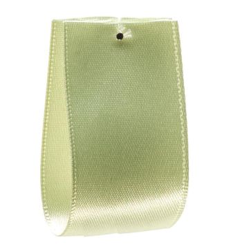 Nicotiana Green Satin Ribbon