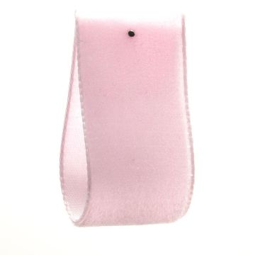 Pink Single Sided Velvet Ribbon