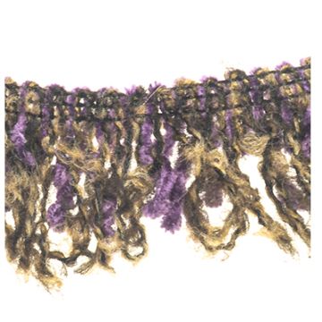 Damson Bin End Chenille Fringe