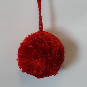 Post Box Red Pom Pom