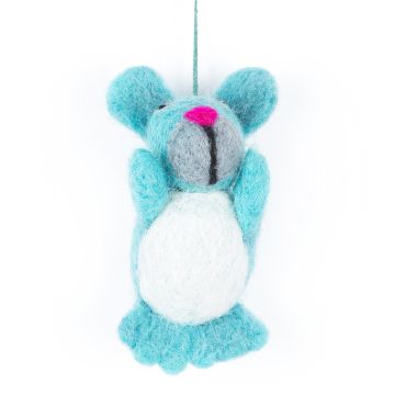 Blue Easter Bunny 85mm