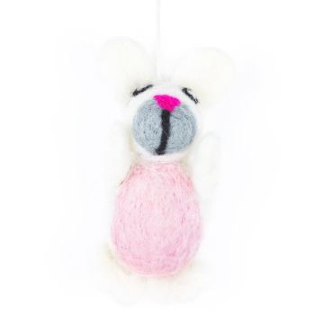 White Easter Bunny 85mm
