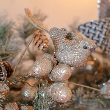 Bronze Glitter Bird