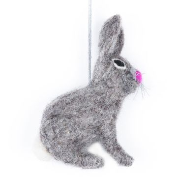 Grey Bunny 100mm