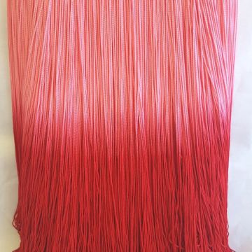 Post Box Red Ombre Fringe