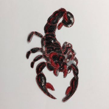 Raspberry Scorpion Motif
