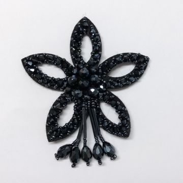 Black Flower Frogging