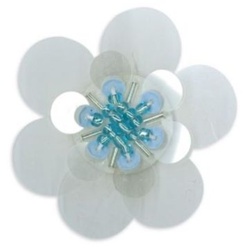 White Flower w/ Beads