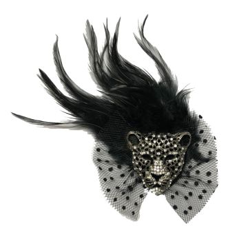 Black Puma Brooch
