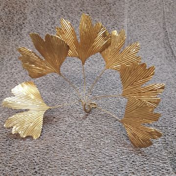 Gold Metal Leaves