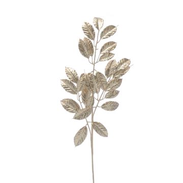 Metallic Champagne Leaf Stem