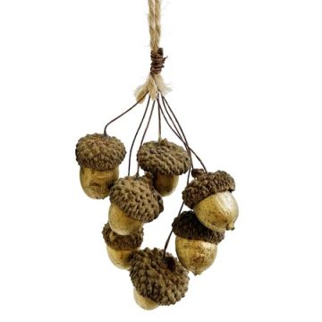 Gold Acorn Jute Hanger