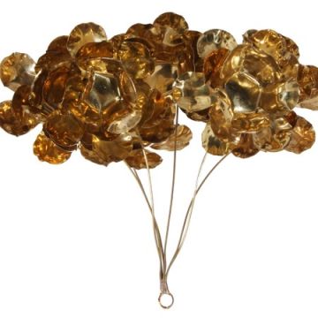 Gold Metal Flower Bunch