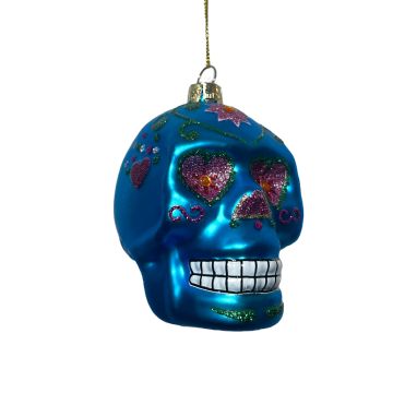 King Fisher Glass Skull