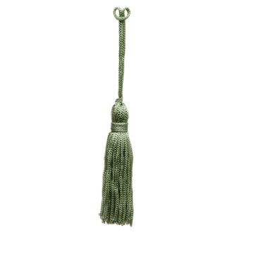 Hellebore Green Key Tassel