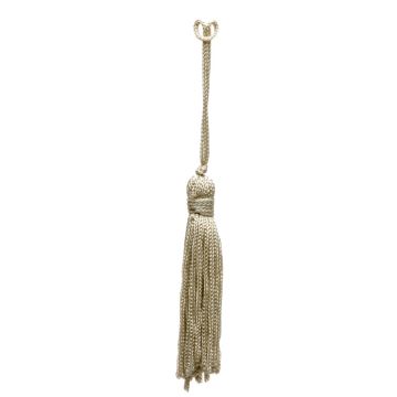 Pale Pebble Key Tassel