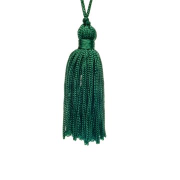 Dark Leaf Key Tassel