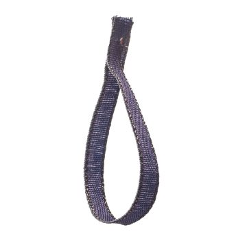 Hyacinth Blue Ribbon with metallic edge