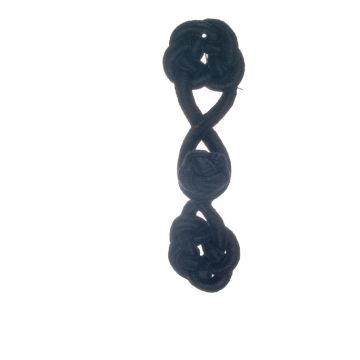 black Cotton Frogging 90mm