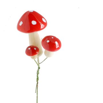 Red Mushroom Cluster Pick