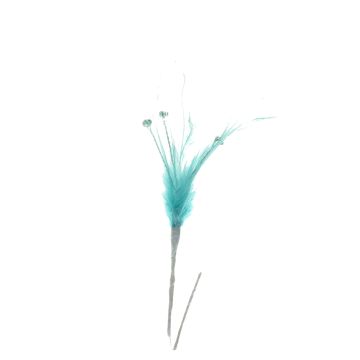 Aquarian Feather & Diamante Stem