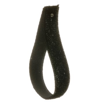 Black Glitter Velvet Ribbon