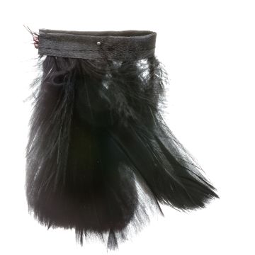 Black Goose Feather Fringe