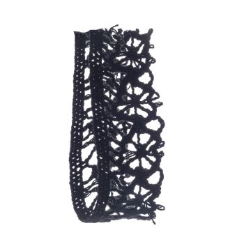 Black Coloured Lace 15mm