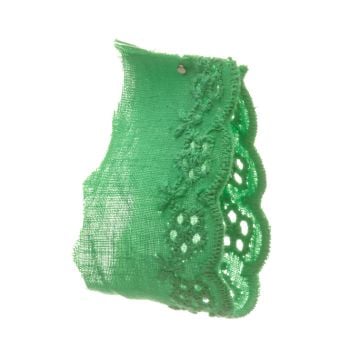 Bright Green Lace 100% Cotton