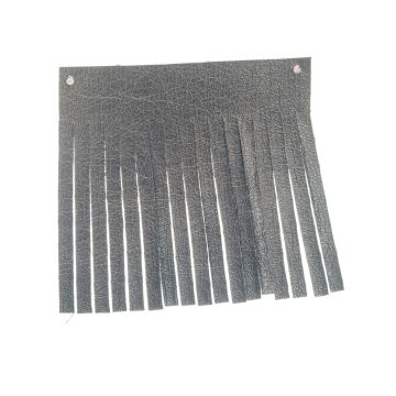 Clay Mock Leather Fringe 50mm