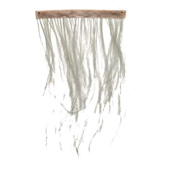 Clotted Cream Ostrich Fringe 120mm