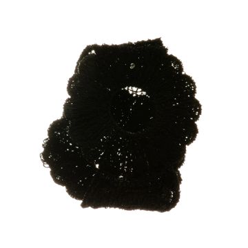 Crow Black Metallic Lace 40mm