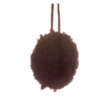 Dark Bark Pom Pom with Loop