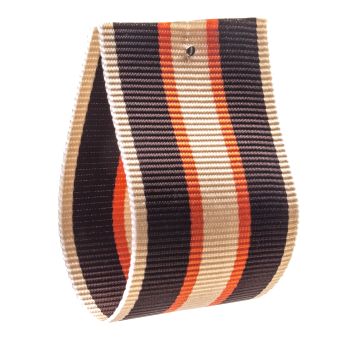 Dark Bark Striped Grosgrain Ribbon