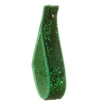 Emerald Glitter Velvet Ribbon