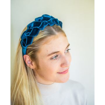 Evening Sky Velvet Lattice Headband