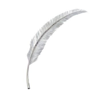 Flint Trimmed Ostrich Quill