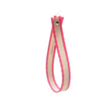 Fluro Sissinghurst Pink Neon Edge Ribbon