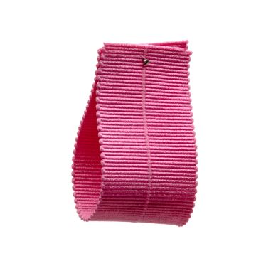 Fuchsia Fold Over Stretch Grosgrain Ribbon