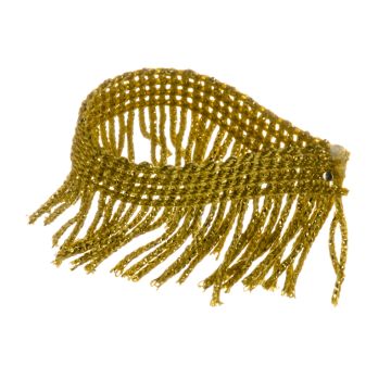 Gold Metallic Fringe