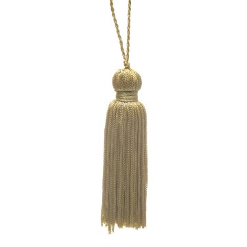 Gold Rayon Key Tassel 80mm