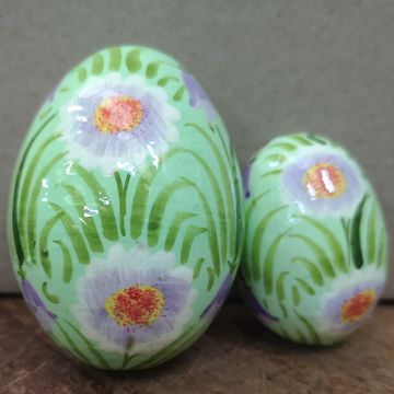 Green Harebell Hand Crafted Egg