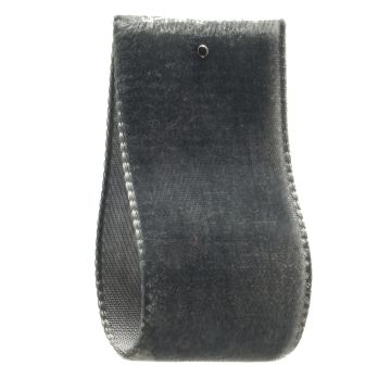 Grey Slate Single Sided Velvet Ribbon