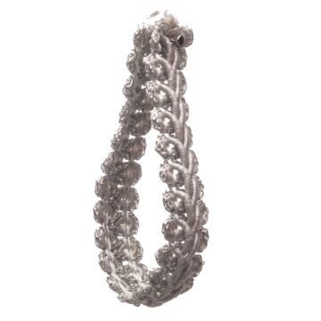 Grey Squirrel Metallic Braid