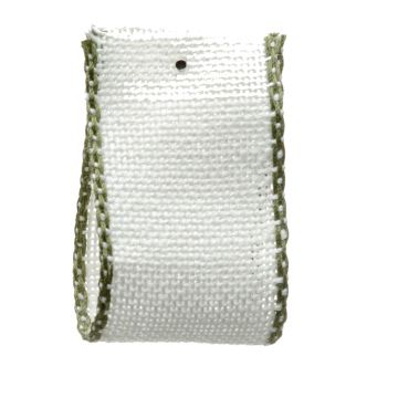 Hellebore Green White Cotton Linen