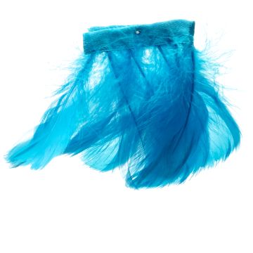 Kingfisher Goose Feather Fringe