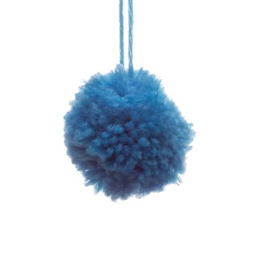 Kingfisher Pom Pom with Loop