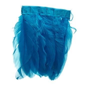 Kingfisher Goose Feather Fringe