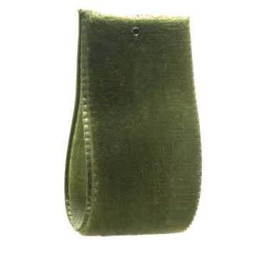 Leaf Green Single Sided Velvet Ribbon