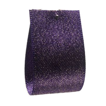 Liberty Iris Glitter Satin Ribbon